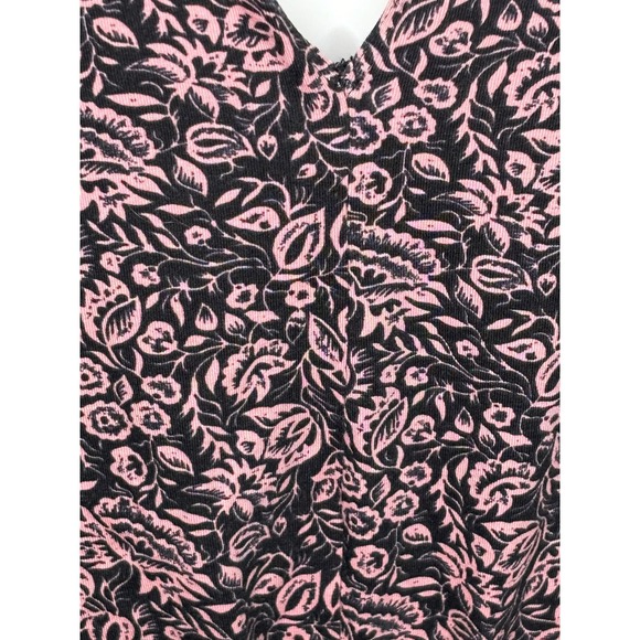 Express One Eleven Deep V-Neck Thong Bodysuit Women's Floral Printed NWOT Large - Picture 5 of 8